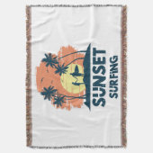 Couverture Surf - Surf au coucher du soleil (devant Vertical)