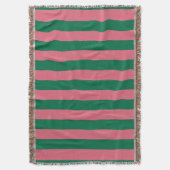 Couverture Sweetheart Rose Pickle Vert Rayure (devant Vertical)