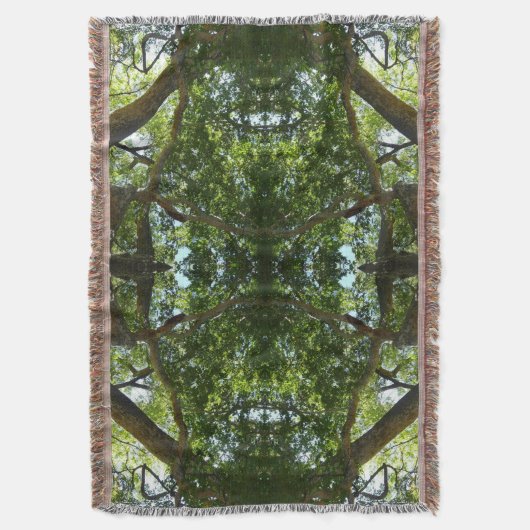 Couverture Sycamore Tree Nature verte (devant Vertical)