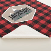 Couverture sylvatique d'ouatine de plaid de (3/4)