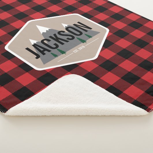 Couverture sylvatique d'ouatine de plaid de (3/4)