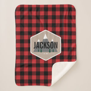 Couverture sylvatique d'ouatine de plaid de