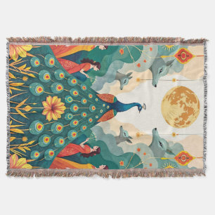 Couverture Symbole de paon - Moyen-Orient Yazidi