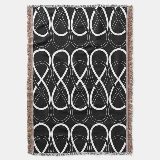 Couverture Symbole double infini - noir & blanc (devant Vertical)