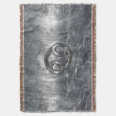 Couverture Symbole du cancer du zodiaque en style industriel (devant Vertical)