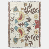 Couverture SYMBOLE Hex Amish néerlandais Pennsylvanie Bird Am (devant Vertical)