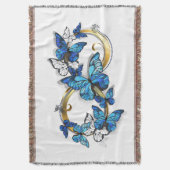 Couverture Symbole infini de papillons Morpho bleus (devant Vertical)