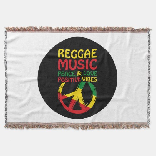 Couverture Symbole Reggae et Paix avec citations positives (Devant)