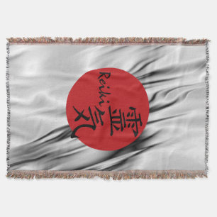 Couverture Symbole REIKI rouge noir + votre arrière - plan