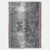 Couverture Symbole Virgo Zodiac Grunge Style Distressed (devant Vertical)