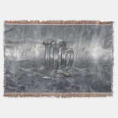 Couverture Symbole Virgo Zodiac Grunge Style Distressed (Devant)