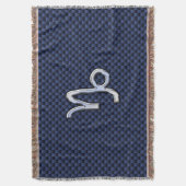 Couverture SYMBOLE Zodiaque Capricorne Marine Fibre de carbon (devant Vertical)