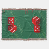 Couverture Table de craps avec dés Las Vegas (Devant)