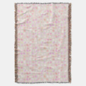 Couverture Taches polka rose et pêche (devant Vertical)