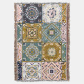 Couverture Talavera Indian : Patchwork, Ethnic Mosaic. (devant Vertical)