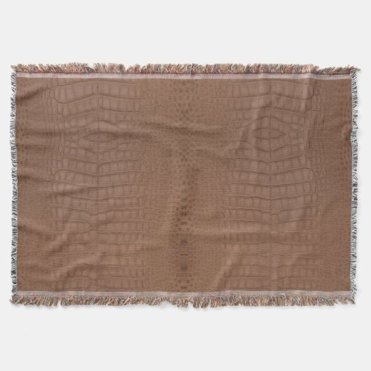 Couverture Tan Alligator Texture Imprimer (Devant)
