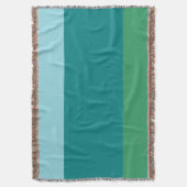 Couverture Tanager Turquoise, Teal Bleu et Kelly Vert Horiz (devant Vertical)