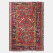 Couverture Tapis de tapis persan turc antique (devant Vertical)