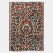 Couverture Tapis de tapis persan turc antique (devant Vertical)