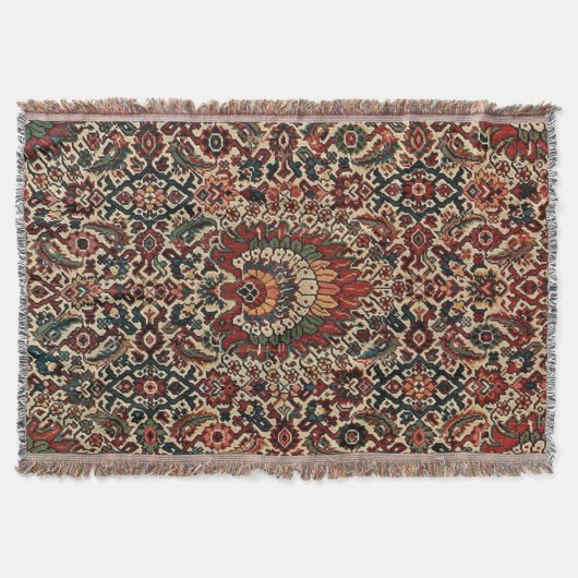 Couverture Tapis de tapis persan turc antique (Devant)