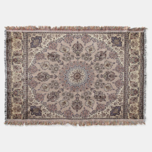 Couverture Tapis Oriental Ancien Perse Turc