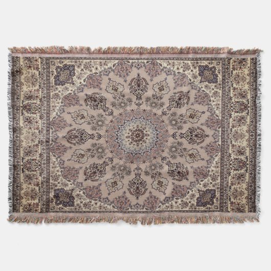Couverture Tapis Oriental Ancien Perse Turc (Devant)