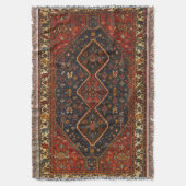 Couverture Tapis Oriental Ancien Turc Persan (devant Vertical)