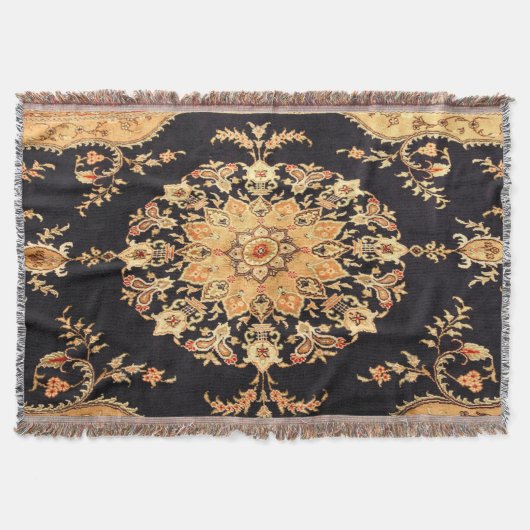 Couverture Tapis Oriental Antique Perse Turc (Devant)
