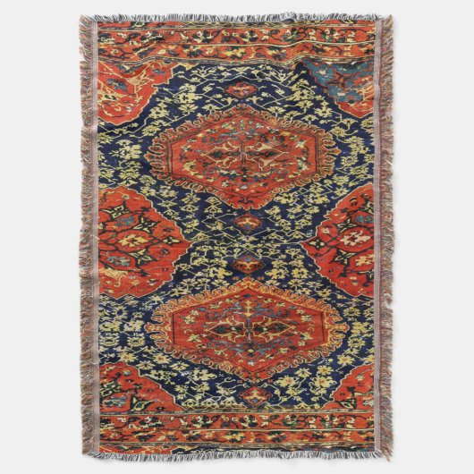 Couverture Tapis oriental en bleu&orange (devant Vertical)