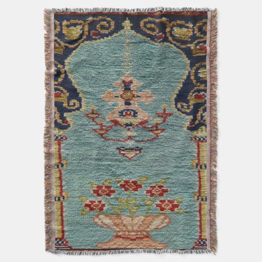 Couverture Tapis Oriental Perse Turc Antique (devant Vertical)