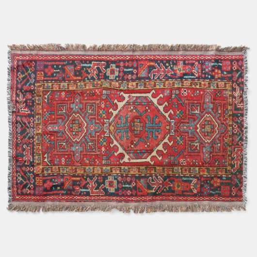 Couverture Tapis persan turc oriental antique (Devant)