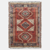 Couverture Tapis persan turc oriental rouge (devant Vertical)