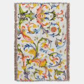 COUVERTURE TAPIS SERIES FLORENTIN RENAISSANCE FLEURS (devant Vertical)
