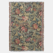 Couverture Tapisserie florale riche Brocade Antique Classique (devant Vertical)