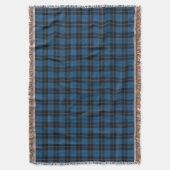 Couverture Tartan bleu de chasse de Ramsay de clan écossais (devant Vertical)