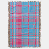 Couverture Tartan bleu et rouge (devant Vertical)