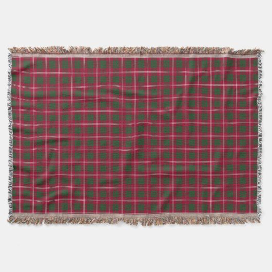 Couverture Tartan de Crawford de clan (Devant)