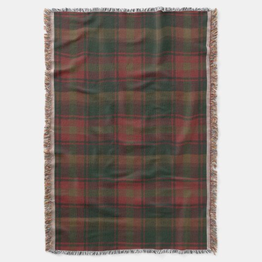 Couverture Tartan de feuille d'érable canadien (devant Vertical)