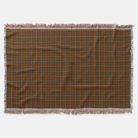 Couverture Tartan de feuille d'érable canadien (Devant)