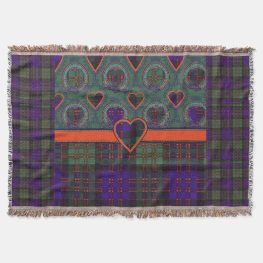Couverture Tartan d'écossais de plaid de clan de Macdonald (Devant)