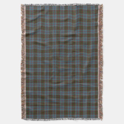 Couverture Tartan écossais d'Anderson de clan (devant Vertical)