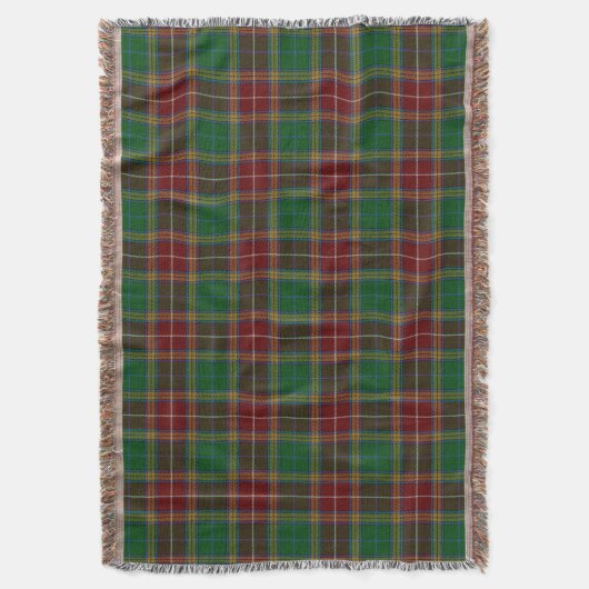 Couverture Tartan écossais de Baxter de clan (devant Vertical)