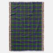 Couverture Tartan écossais de Gunn de clan (devant Vertical)