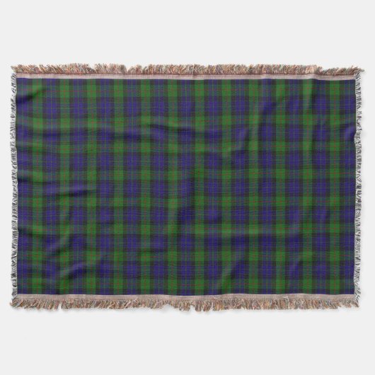 Couverture Tartan écossais de Gunn de clan (Devant)