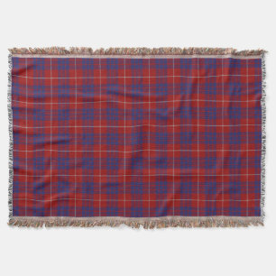Couverture Tartan écossais de Hamilton de clan