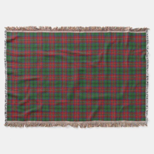 Couverture Tartan écossais de MacCulloch MacCullough de clan (Devant)