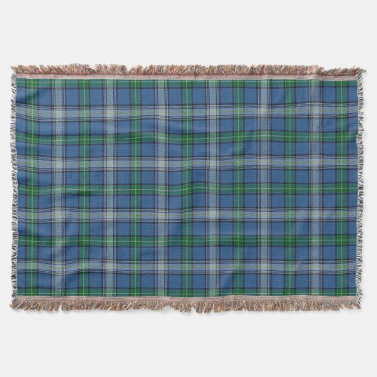 Couverture Tartan écossais de MacDowall McDowell de clan (Devant)