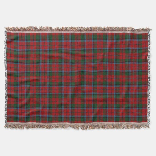 Couverture Tartan écossais de MacNachtan McNaughton de clan (Devant)