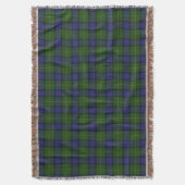 Couverture Tartan écossais de Muir de clan (devant Vertical)