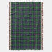 Couverture Tartan écossais de Sutherland de clan (devant Vertical)